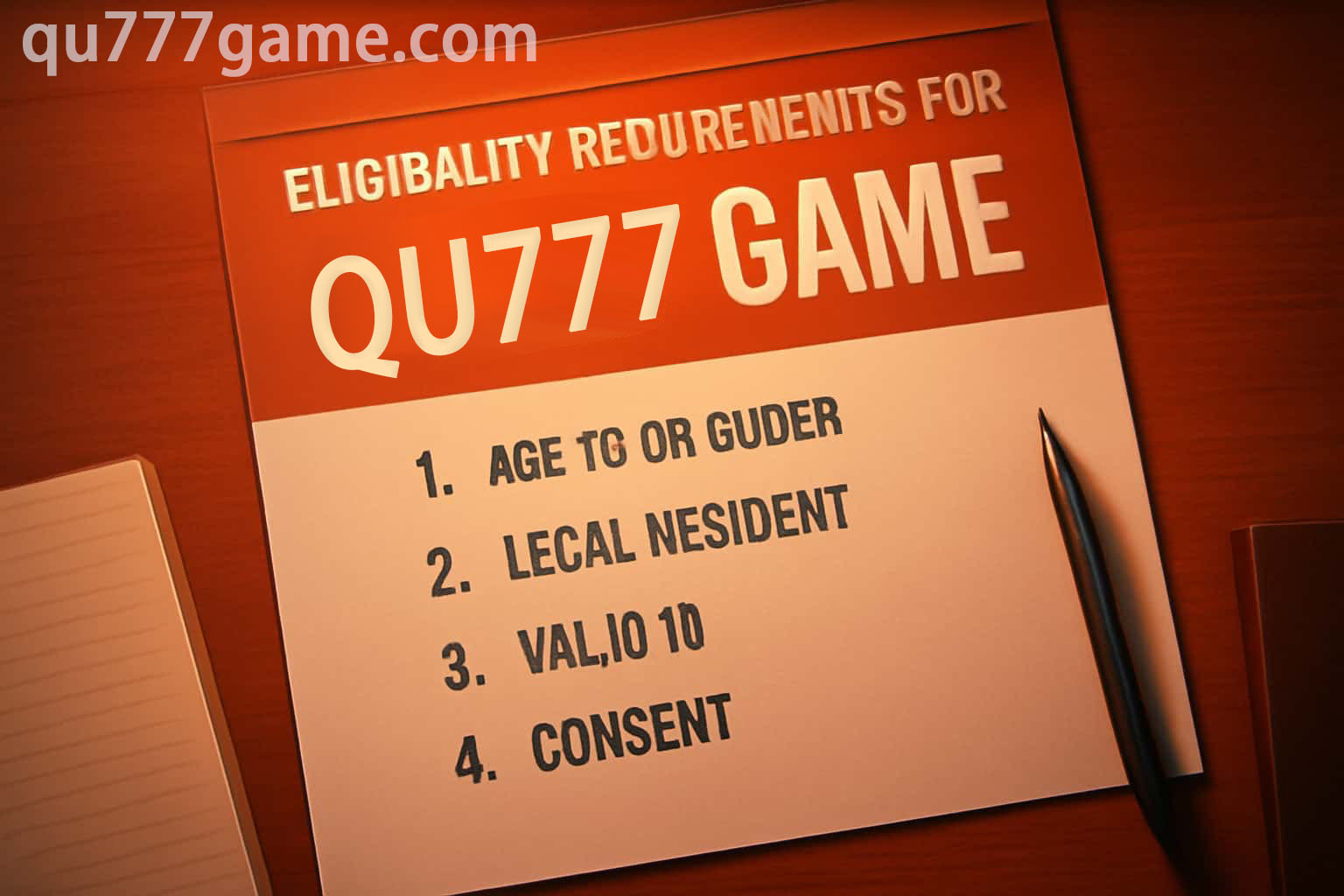 QU777 Registration Requirements: Age, Region and Device